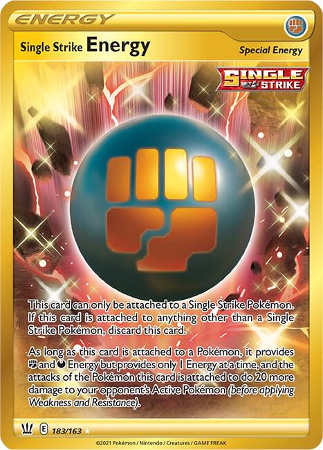 single strike pokemon cards Single Strike Energy 183/163 – Critical Hits TCG